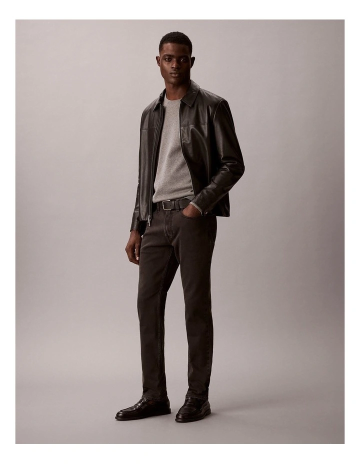 Slim Essential Jeans in Black image 4