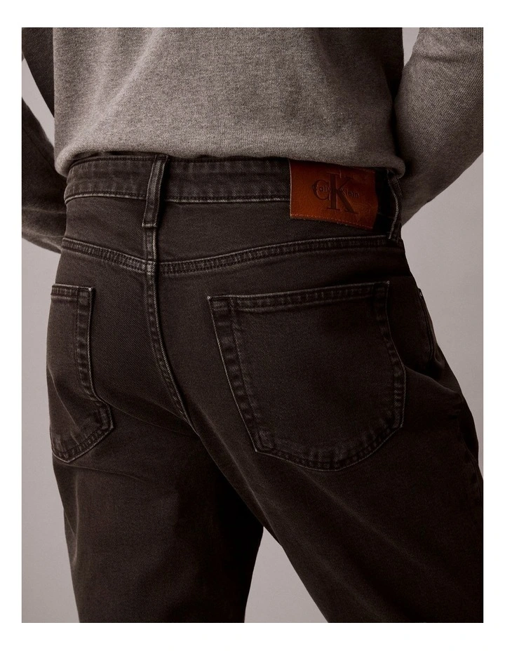 Slim Essential Jeans in Black image 6