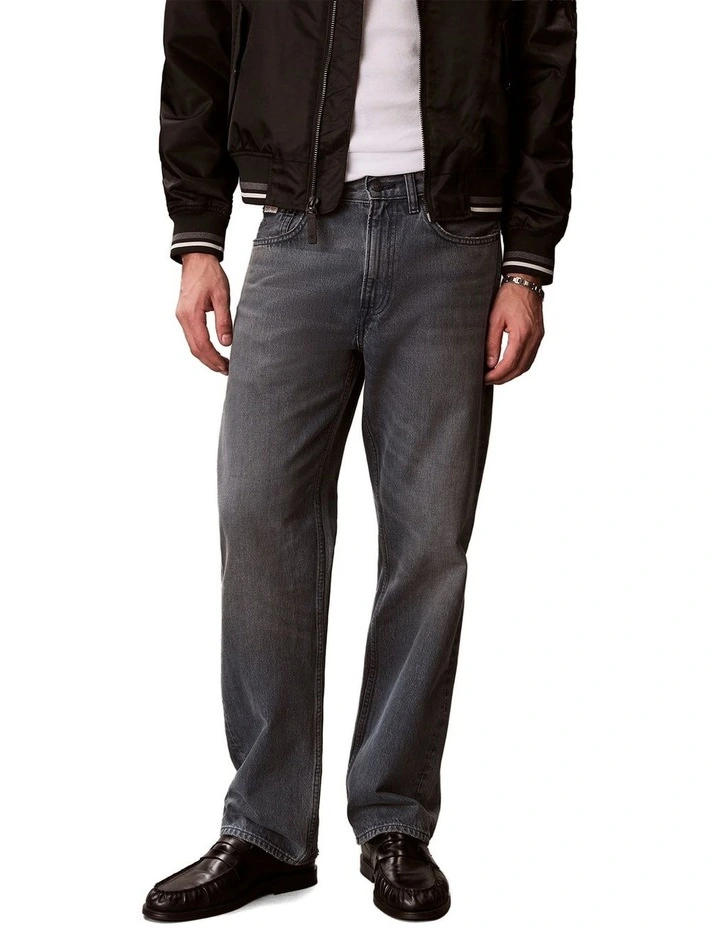 90S Straight Jean in Grey image 1