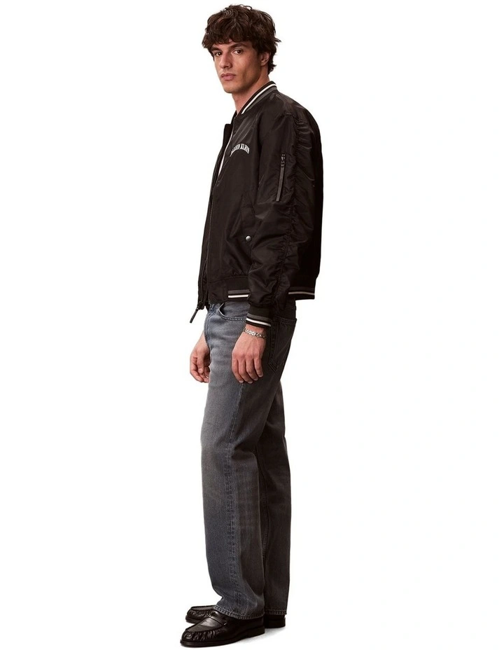 90S Straight Jean in Grey image 5