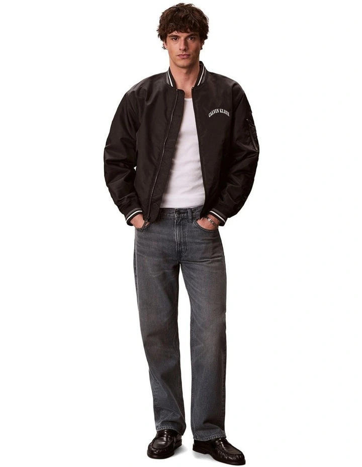 90S Straight Jean in Grey image 6