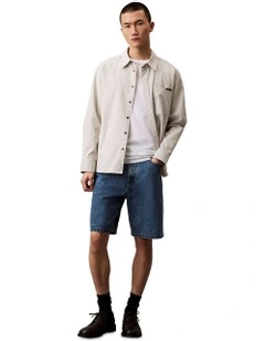 90S Short in Mid Blue Stone