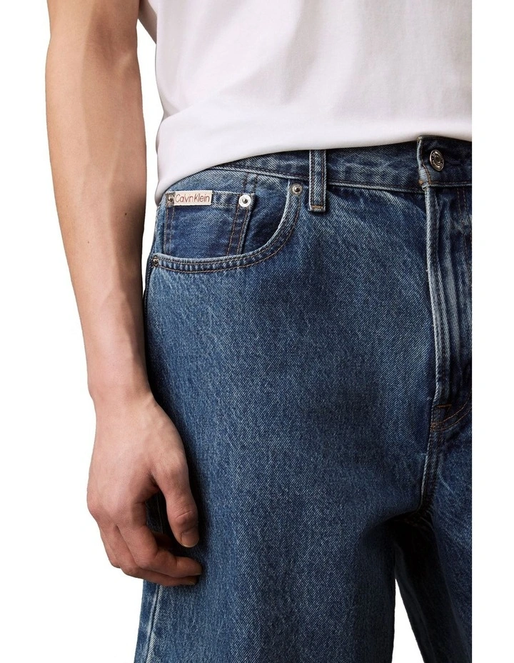 90S Short in Mid Blue Stone image 3