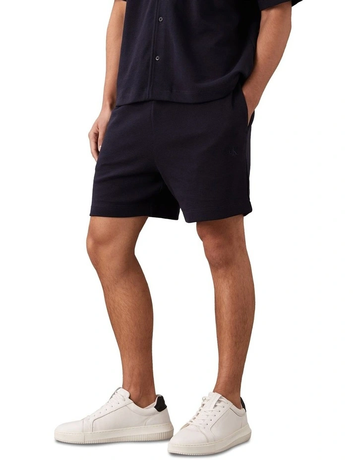 Cotton Waffle Short in Night Sky image 1