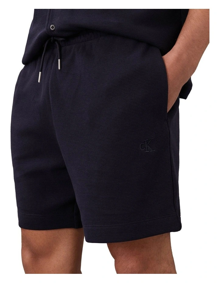 Cotton Waffle Short in Night Sky image 3