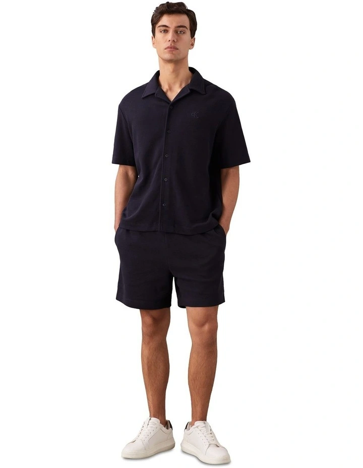 Cotton Waffle Short in Night Sky image 4