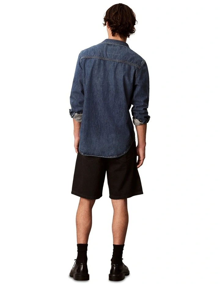 90S Ck Classic Short in Black image 5