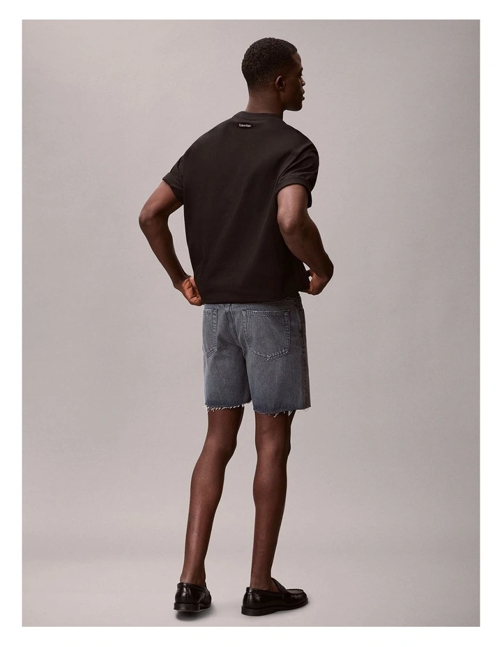 Classic Ash Stone Denim Shorts image 5