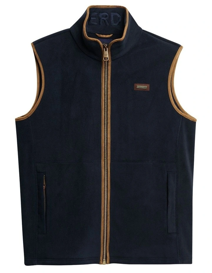 Estate Fleece Gilet Vest in Eclipse Navy image 7