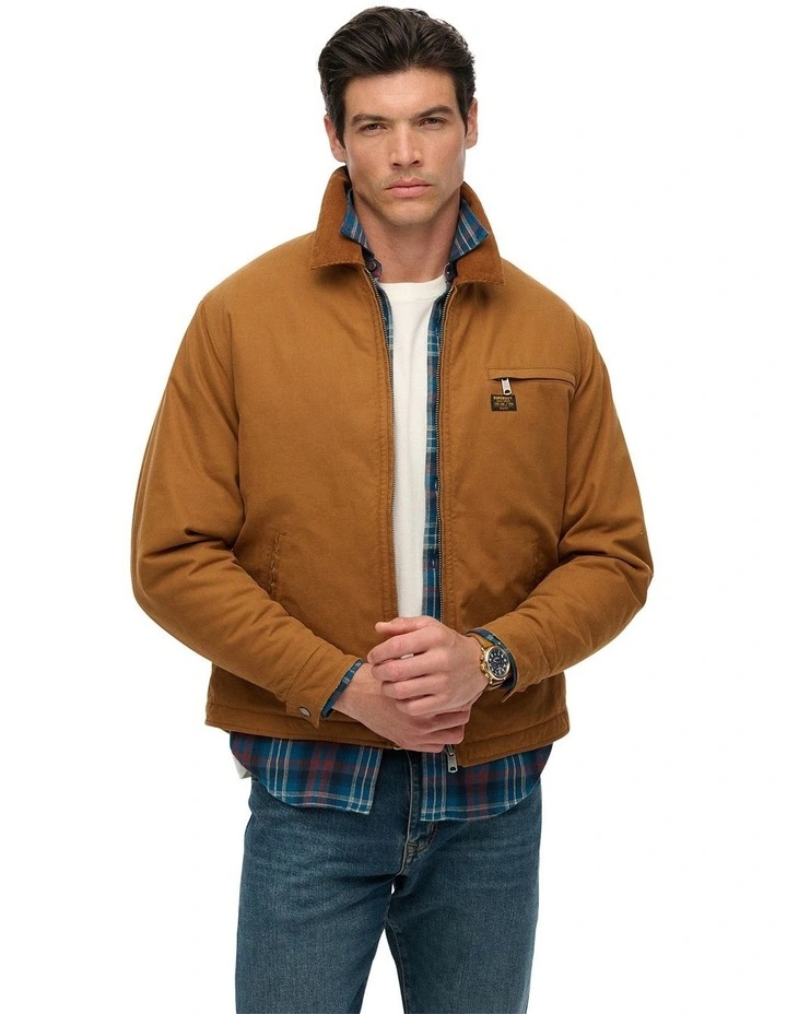 Cotton Canvas Ranch Jacket in Denim Co Tobacco Brown image 1