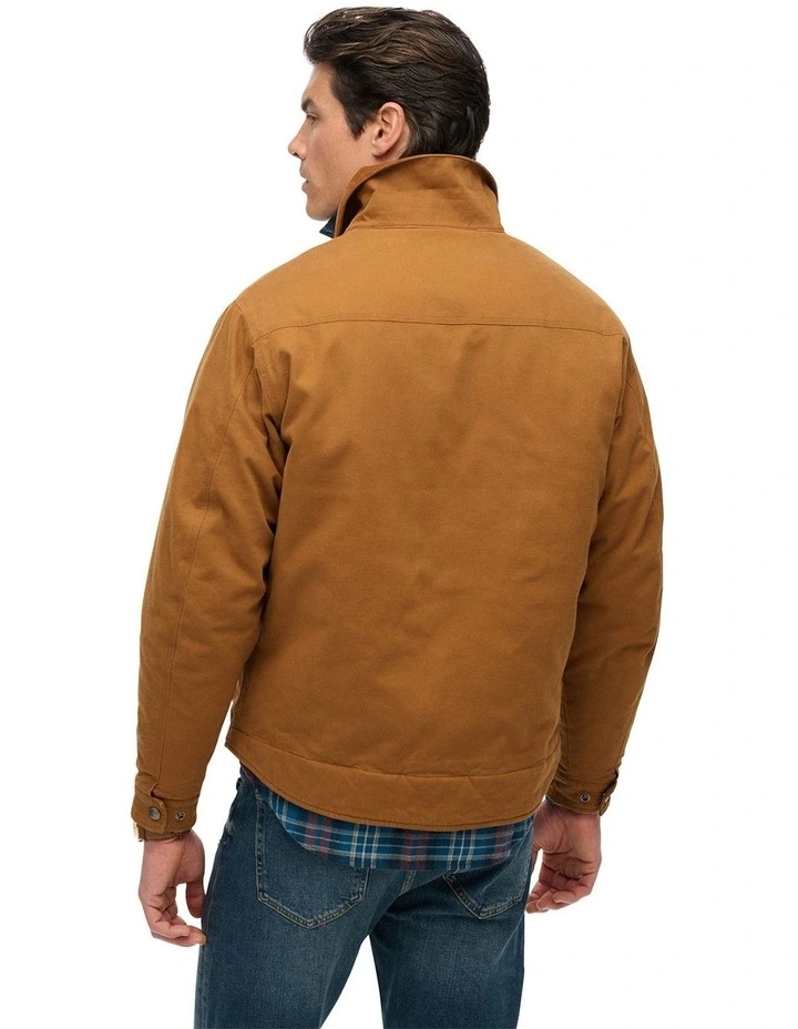 Cotton Canvas Ranch Jacket in Denim Co Tobacco Brown image 2
