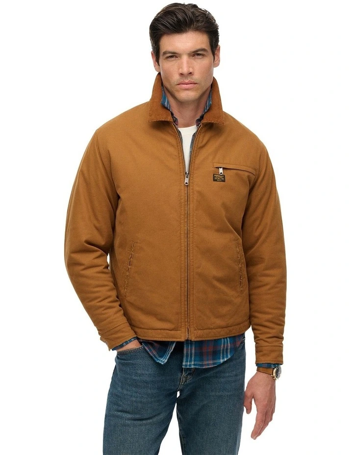 Cotton Canvas Ranch Jacket in Denim Co Tobacco Brown image 3
