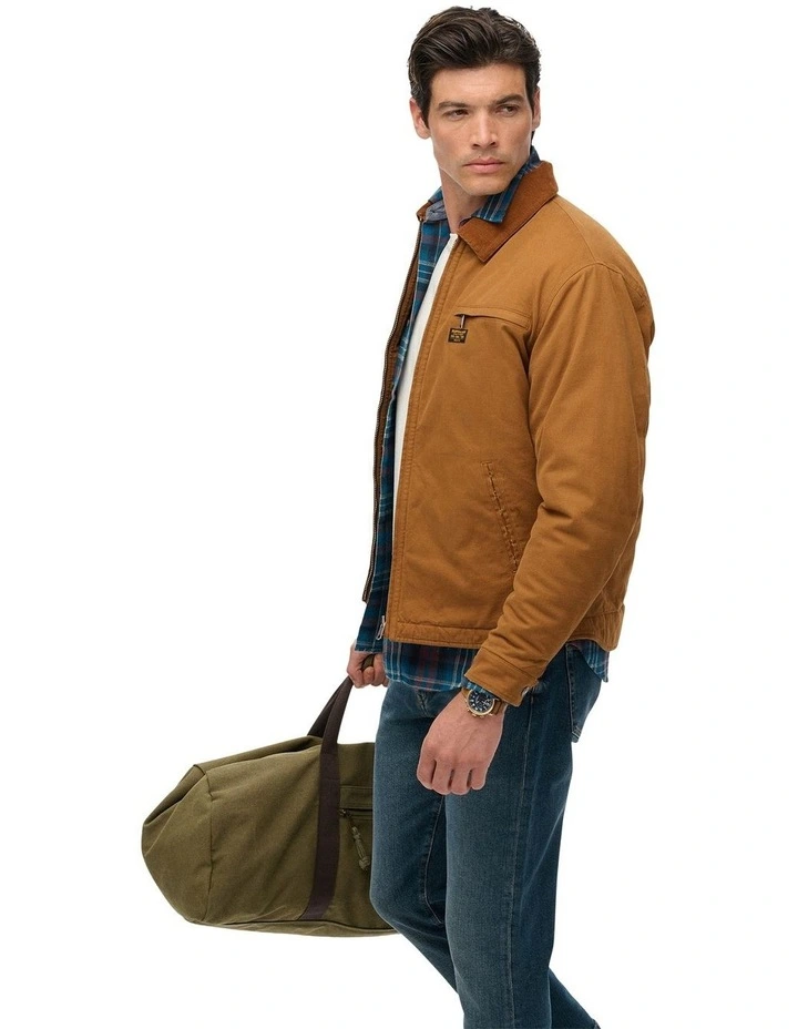 Cotton Canvas Ranch Jacket in Denim Co Tobacco Brown image 4