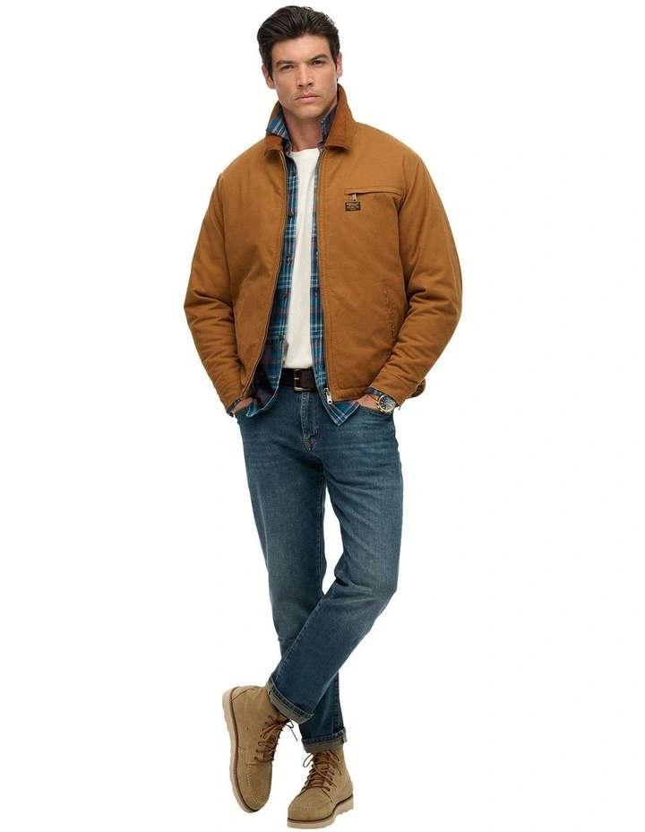 Cotton Canvas Ranch Jacket in Denim Co Tobacco Brown image 5