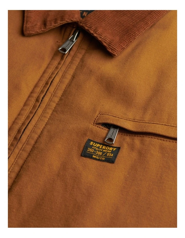 Cotton Canvas Ranch Jacket in Denim Co Tobacco Brown image 6
