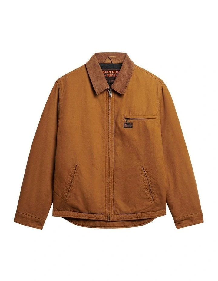Cotton Canvas Ranch Jacket in Denim Co Tobacco Brown image 7