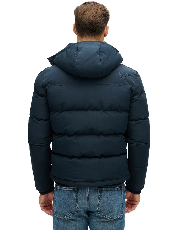 Everest Hooded Puffer Jacket in Eclipse Navy image 2