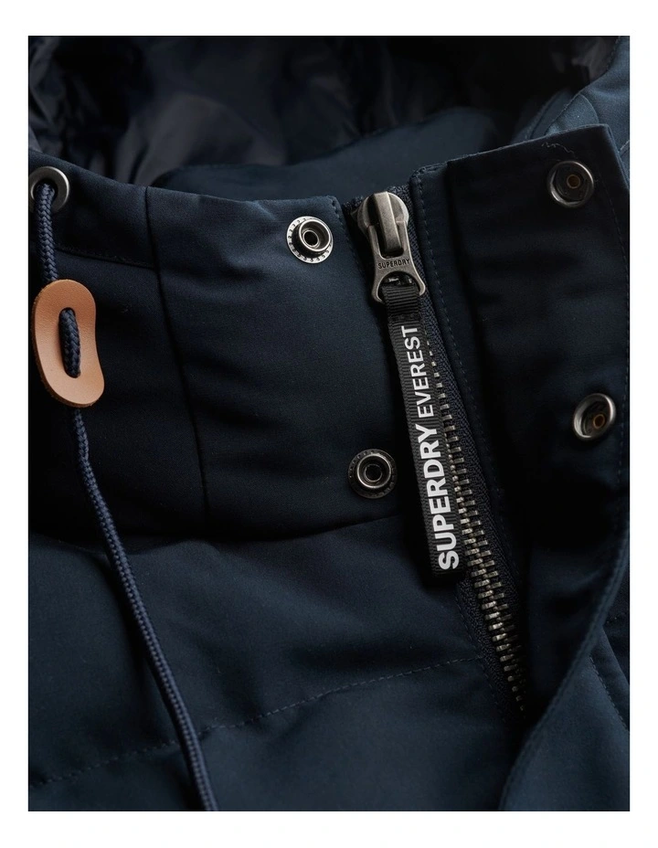 Everest Hooded Puffer Gilet in Eclipse Navy image 5