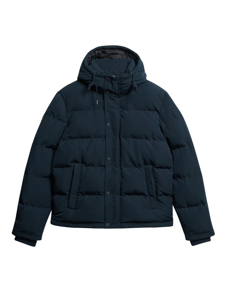 Everest Hooded Puffer Jacket in Eclipse Navy image 6
