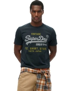 Vintage Logo Heritage Tee in Green