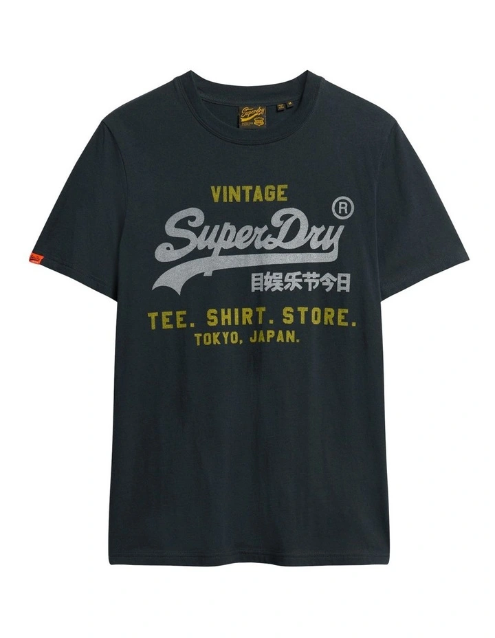 Vintage Logo Heritage Tee in Green image 5