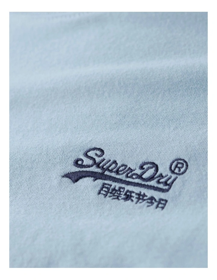 Essential Logo Emb Tee in China Blue image 4