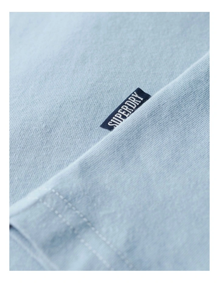 Essential Logo Emb Tee in China Blue image 5