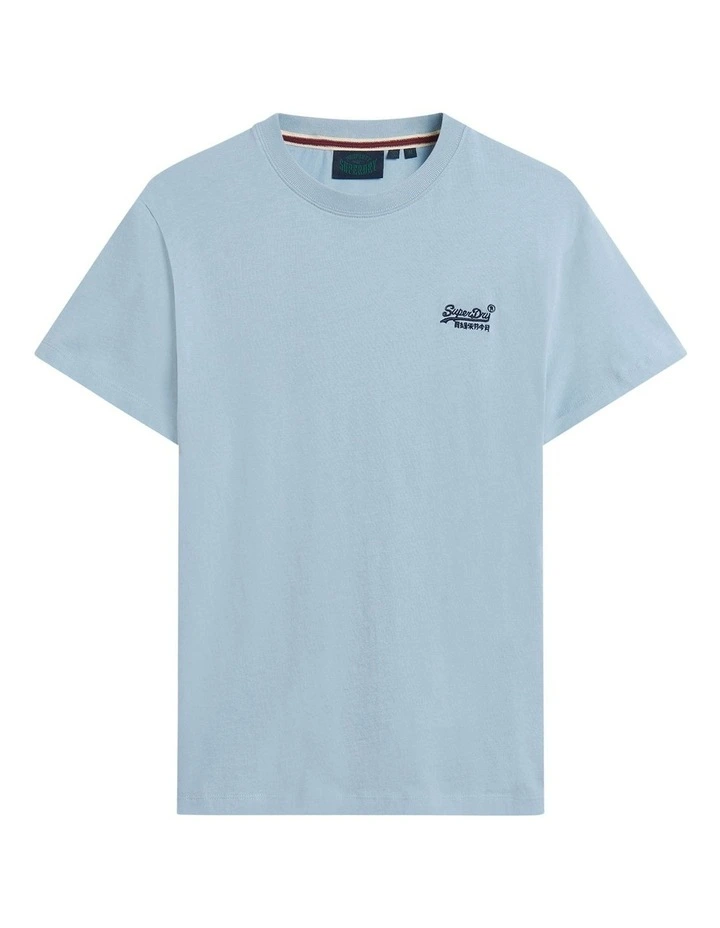 Essential Logo Emb Tee in China Blue image 7