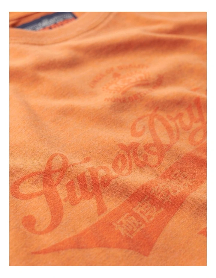 Workwear Washed Relaxed Tee in Rusted Orange image 2