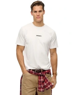 Micro Logo T-shirt in Bone White