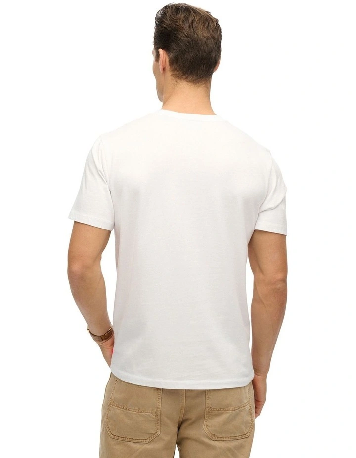 Micro Logo T-shirt in Bone White image 2
