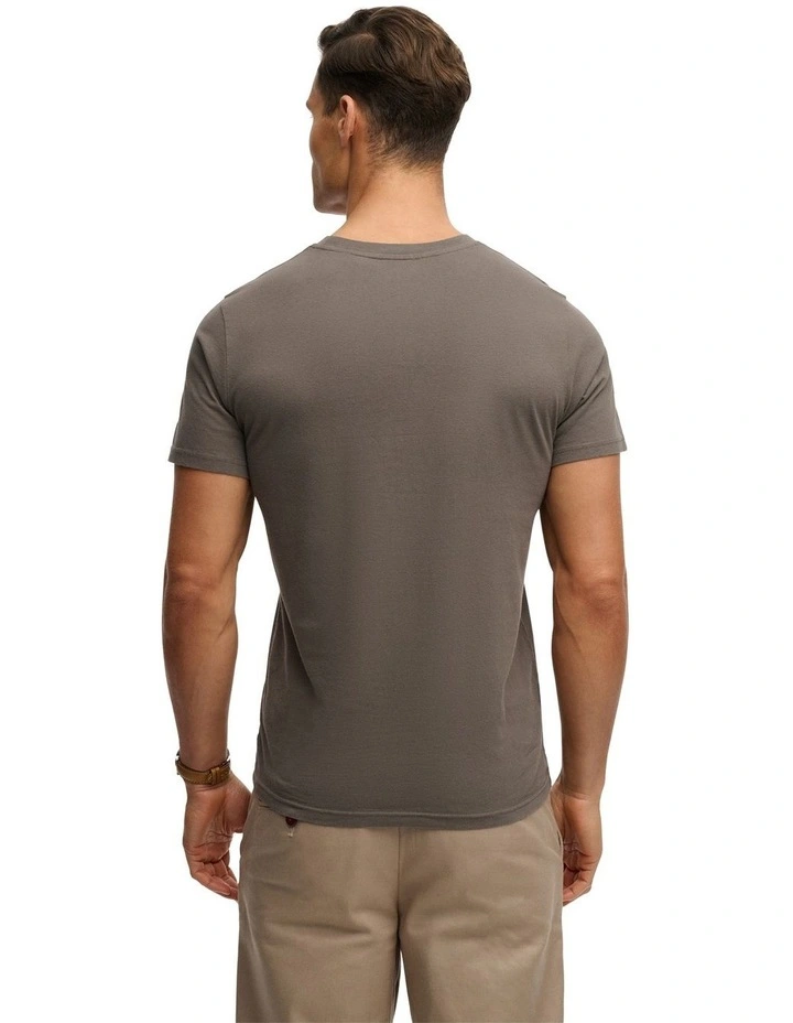 Gasoline Graphic Relaxed Tee T-Shirt in Vintage Black image 2