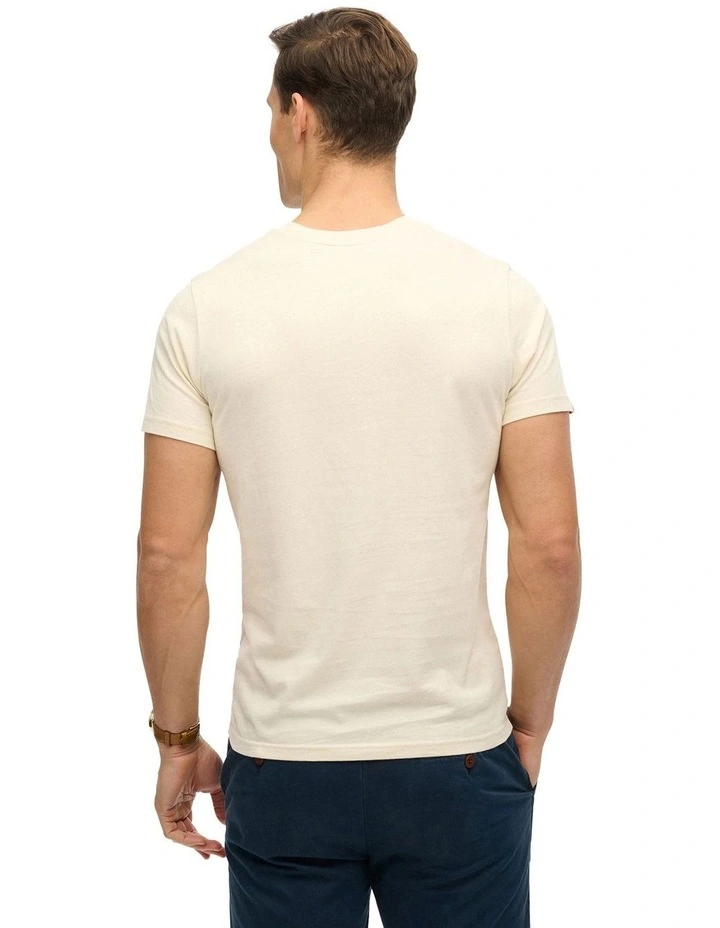 Gasoline Graphic Relaxed Tee in Rice White image 2