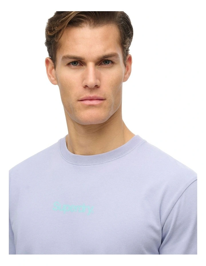 Core Logo City T Shirt in City Purple image 3