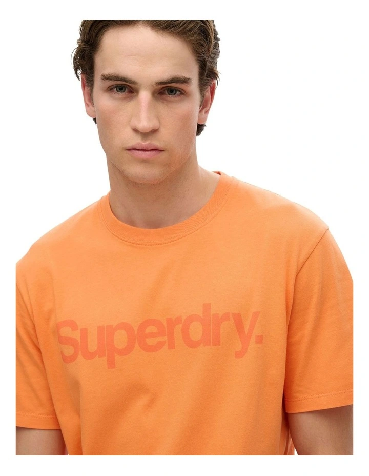 Core Logo City T Shirt in Florida Orange image 3