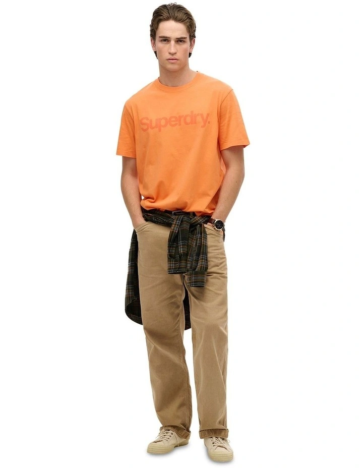 Core Logo City T Shirt in Florida Orange image 4