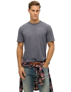 Core Logo City T Shirt in Magma Slate Grey