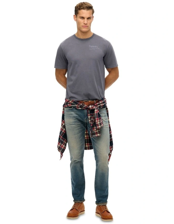 Core Logo City T Shirt in Magma Slate Grey image 4