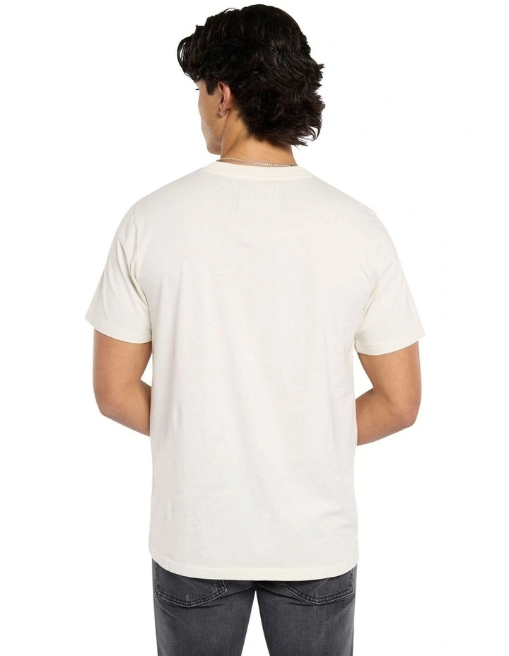 Vintage Logo Relaxed Tee in Buttermilk White image 2