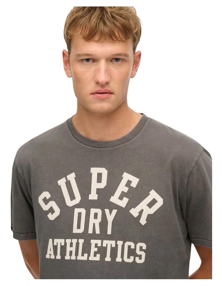 Athletic Essential Tee in Charcoal image 3