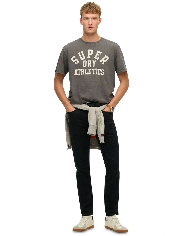 Athletic Essential Tee in Charcoal image 4