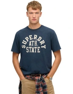 Athletic Essential Tee in Nautical Navy