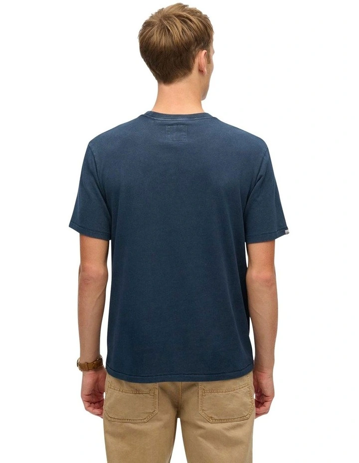 Athletic Essential Tee in Nautical Navy image 2