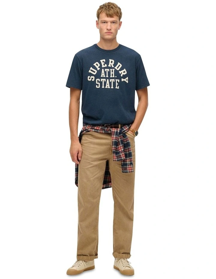 Athletic Essential Tee in Nautical Navy image 4