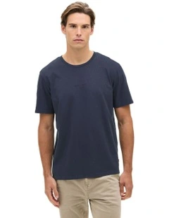 Micro Logo T-Shirt in Blue Knight