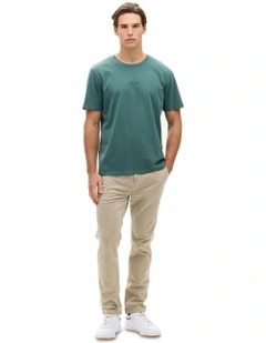 Micro Logo T-shirt in Stormy Green