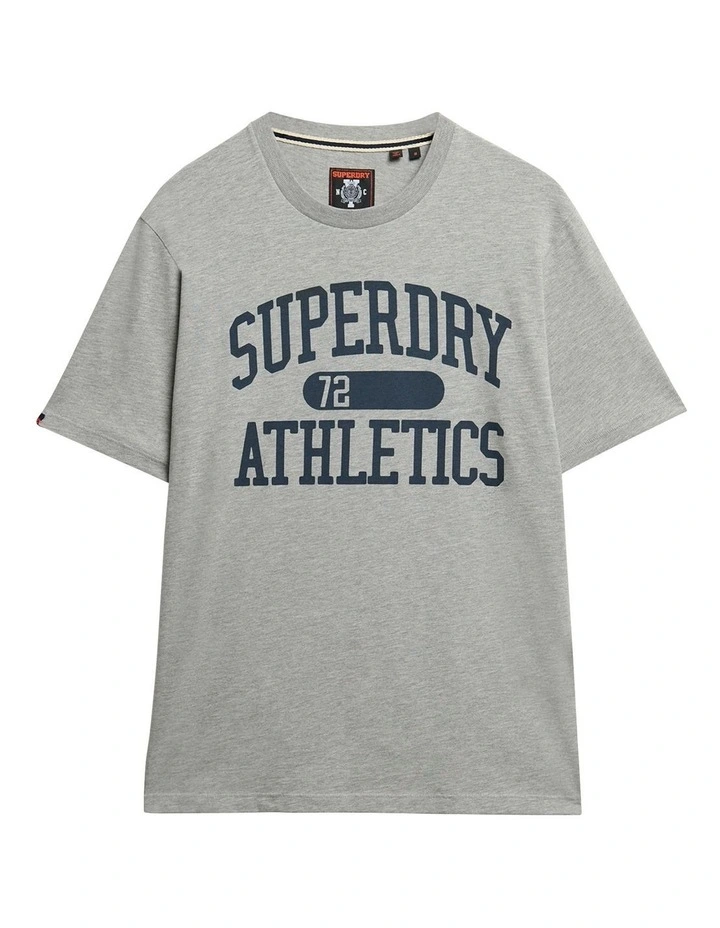 Athletic Essential Tee in Grey Marl image 6