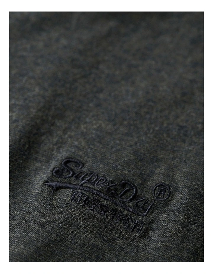 Essential Logo Tee in Eclipse Navy/Olive Feeder image 4