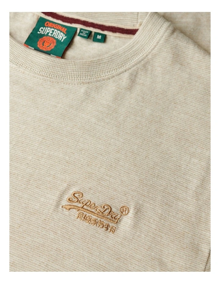 Essential Logo Tee in Surplus Neutral Beige Feeder image 5