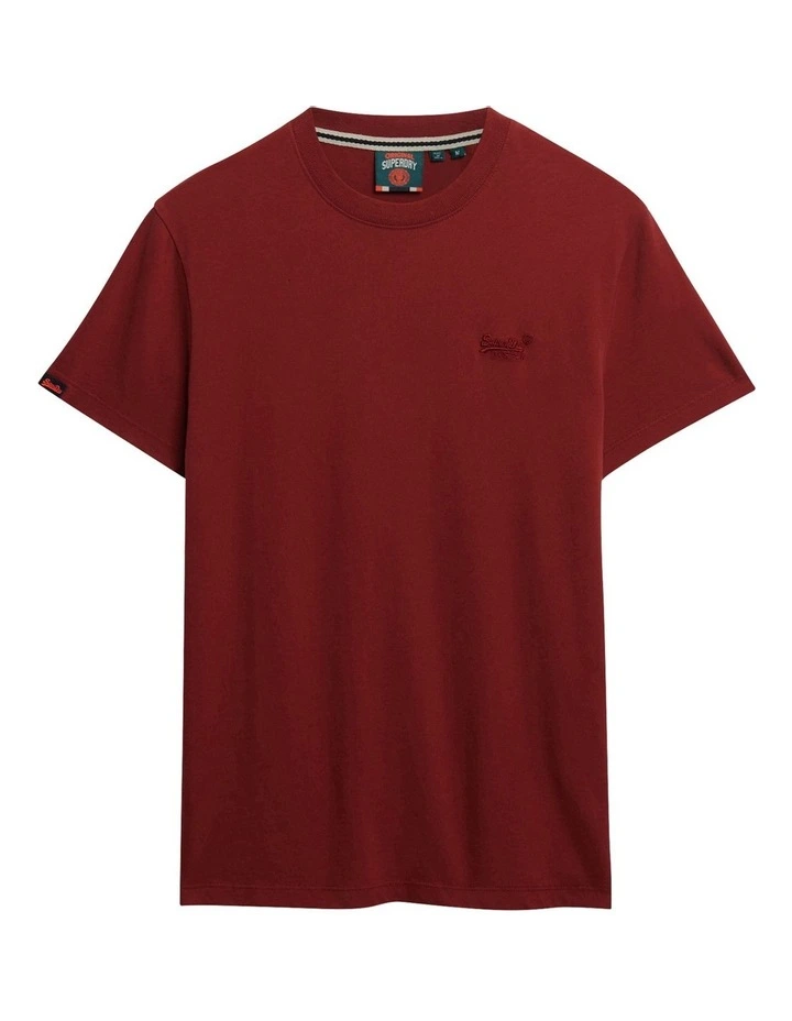 Essential Logo Tee in League Red image 5
